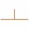 Ekena Millwork Portland Timber Gable Bracket, Western Red Cedar, 108"W x 40"H x 1 1/2"D x 3 1/2"F, 9/12 Pitch GBW108X40X0204POR00SWR - alternate 1
